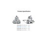 0.20 Carat Round Cut Prong Set Trillium Diamond in 14K White Gold Stud Earrings