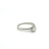 0.44 CTTW Round Cut Diamond Engagement Ring in 18K White Gold