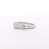 1 Carat Pave Diamond Dome Platinum Band Ring