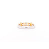 1 Carat TW Natural Cushion Fancy Yellow Diamond 5-Stone Band