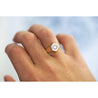 1/2 Carat Round Diamond Solitaire Unisex Ring in 14K Yellow Gold