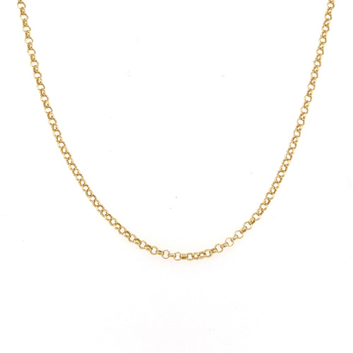 14K Gold Bar and Toggle Chain Necklace | 18 Inches - 1.5mm