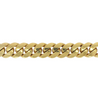 14K Solid Gold Miami Cuban Link Chain Bracelet 4-21.5MM 6-10