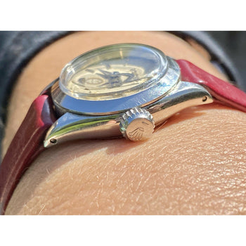 1950's Rolex Oyster Speedking Precision Watch in Red Leather Strap – Assay Jewelers