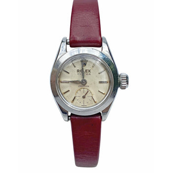 1950's Rolex Oyster Speedking Precision Watch in Red Leather Strap – Assay Jewelers