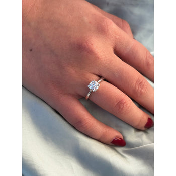 1.02 Carat E/VS1 Lab Grown Diamond With Solitaire Engagement Ring – Assay Jewelers