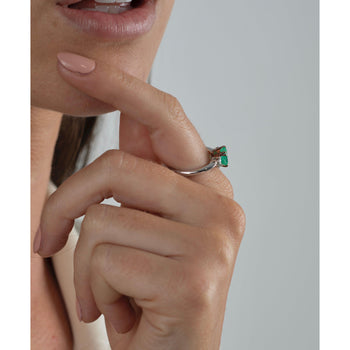 1.20 Carat Colombian Emerald and Baguette Diamond 3-Stone Ring – Assay Jewelers