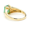 1.60 Carat Emerald & Diamond 14K Gold Classic Set Ring