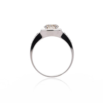 1.95 Carat Faint Brown, White, & Black Diamonds Men's Ring – Assay Jewelers
