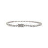 2-10 Carat Natural Diamond 3-Prong 14k Tennis Bracelet