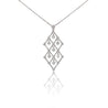 2 Carat tw Diamond Dangling Platinum Pendant Necklace