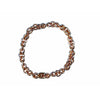 20k Rose Gold Wheat Bracelet - 7.5 inches - 14mm wide - 41 grams