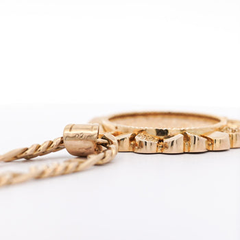 22K Gold Coin Mexican 20 Pesos 1959 Pendant in 14K Gold Figaro Chain Necklace – Assay Jewelers