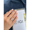 2.12 Carat H/VS2 Emerald Cut CVD Lab Diamond Ring in 14K White Gold