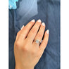 2.12 Carat H/VS2 Emerald Cut CVD Lab Diamond Ring in 14K White Gold