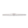 2.4 Carat Round and Baguette Lab Grown Diamond Tennis Bracelet