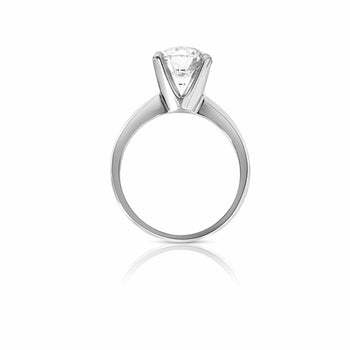 2.50 carat Round Cut Lab Grown Diamond solitaire Engagement Ring – Assay Jewelers