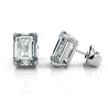 3 Carat Emerald Cut Lab Grown Diamond Stud Earrings