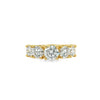 3 Carat TW 18K Yellow Gold Multi Stone Lab Grown Diamond Band Ring