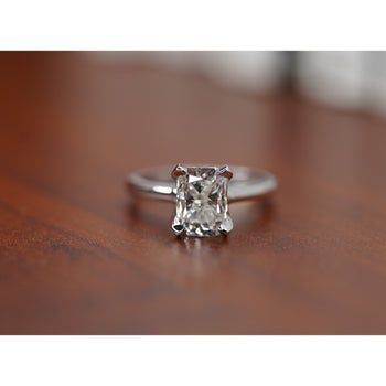 3 carat, G, VS2, IGI Certified Elongated Cushion Lab Diamond Ring – Assay Jewelers