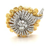 33 Carat Total David Webb Signed Detachable Brooch In Platinum and 18K Gold