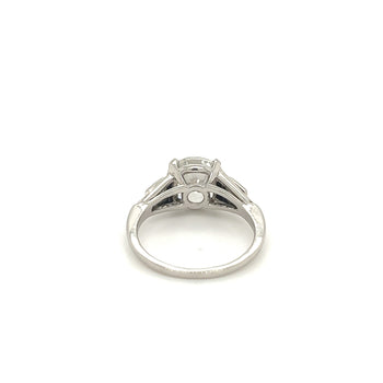 3.02 carat H/VVS2 Cushion Lab Grown Diamond 3-Stone Platinum Ring – Assay Jewelers