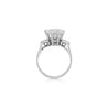 3.06ct Heart Cut K/VS2 GIA Certify Platinum Engagement Ring