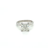 3.20 Carat Radiant Cut Lab Grown Diamond Solitaire Ring