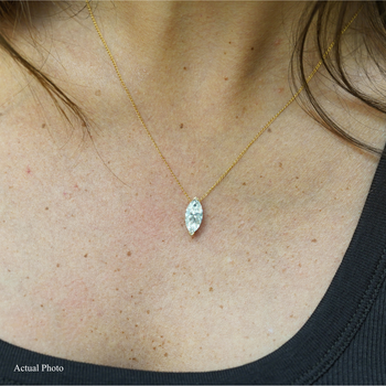 1-3 Carat Marquise Diamond Sliding Solitaire Pendant Necklace – Assay Jewelers