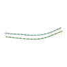 4.26 Carat Emerald and Diamond Tennis 4 Prong Bracelet In 14K Gold