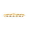 5 Carat TW Diamond Bezel Set Tennis Bracelet in 18k Yellow Gold 7"