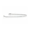 5.75 Carat Natural Round Diamond 3-Prong Tennis Bracelet in 18k White Gold