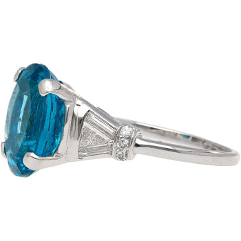 5.87 Carat Apatite and Diamond Platinum Cocktail Ring – Assay Jewelers
