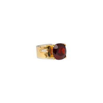 Spinelle d'origine birmane sans chauffe de 6,04 carats, taille Coussin, Bague Anciens en or 14K – Assay Jewelers