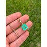 8 Carat Colombian Emerald Solitaire Pendant Necklace in 14k Gold