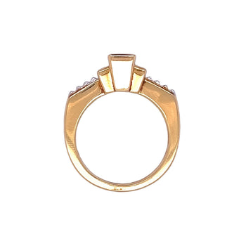 18kゴールドのアールデコ調コロンビア産エメラルド婚約Ring – Assay Jewelers