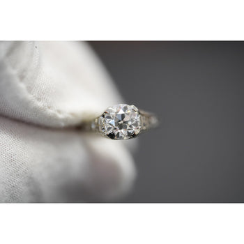Art Deco Old European Cut Vintage Engagement Ring 1.69ct G/VVS1 GIA – Assay Jewelers