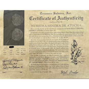 Atocha Shipwreck 8 Reale Grade 3 Potosi Mint Coin – Assay Jewelers