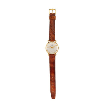 Bucherer 33mm Manual Wind 18K Gold On Leather Watch Ref 50030 – Assay Jewelers