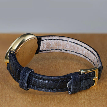 Bvlgari Ovale OV32G Factory Diamond Bezel 18K Yellow Gold Watch Circa 1990s – Assay Jewelers