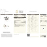 CGL Certified 6.3 Carat I/VS2 Round Diamond 14K White Gold Solitaire Engagement