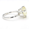 CGL Certified 6.3 Carat I/VS2 Round Diamond 14K White Gold Solitaire Engagement