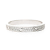 Cartier Love 18K White Gold Full Diamond Pavé Screw Motif Wedding Band Ring
