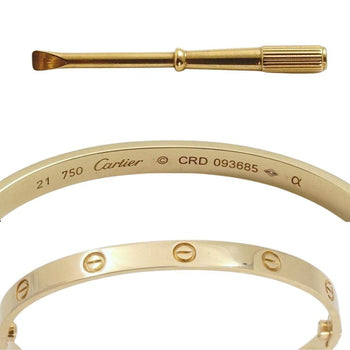 Cartier Love Bracelet in Yellow Gold, Size 21, with Original Cartier Box / Screw Tool – Assay Jewelers