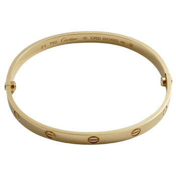 Cartier Love Bracelet in Yellow Gold, Size 21, with Original Cartier Box / Screw Tool – Assay Jewelers