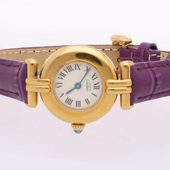 Cartier Must de Colisee Vermeil 590002 Ladies 24mm Watch Box/Papers – Assay Jewelers