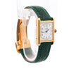 Cartier Must de Tank ref. 2415 Watch On Green/Black Leather With Box & Papers