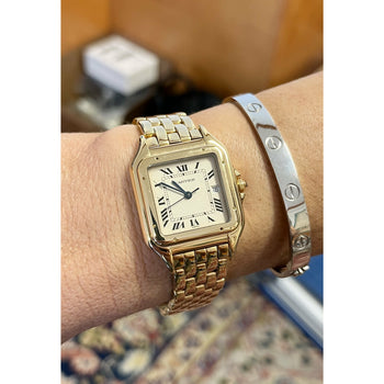 Cartier パンテール レディース 27mm 大型サイズ腕時計 18Kイエローゴールド モデル887968 – Assay Jewelers