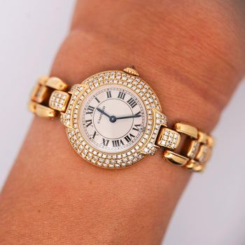Cartier Panthere Vendome 8157907 27mm Diamond 18K Gold Ladies Watch – Assay Jewelers