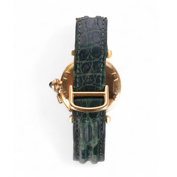Cartier Pasha 1035 Automatic Watch 18K Gold Ivory Dial Alligator Strap 35mm – Assay Jewelers